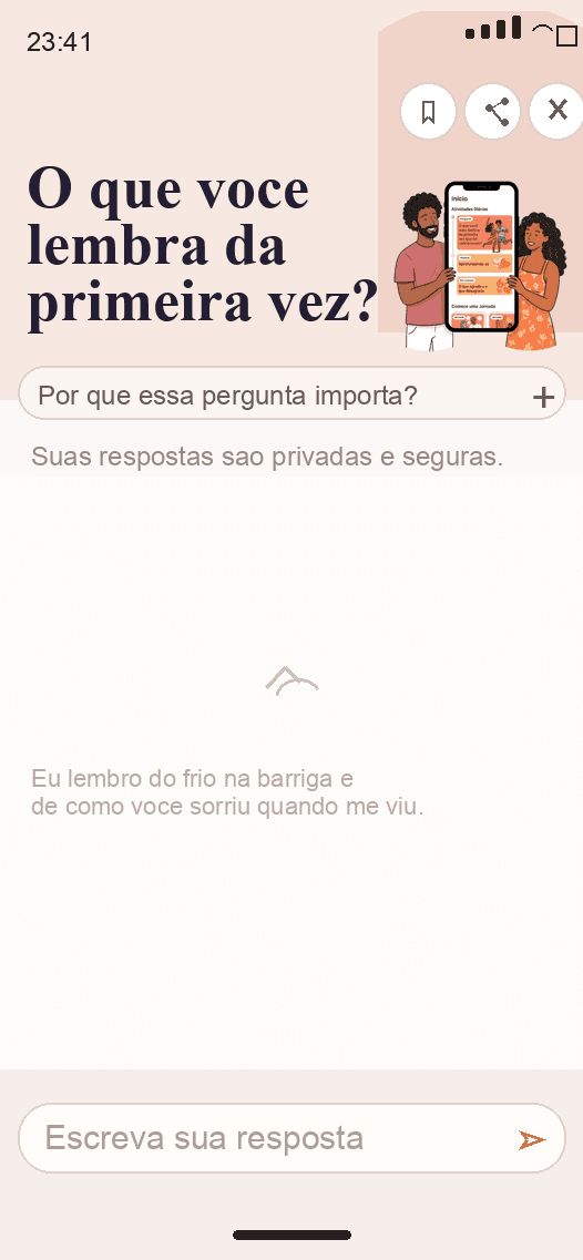 Perguntas e reflexões a dois